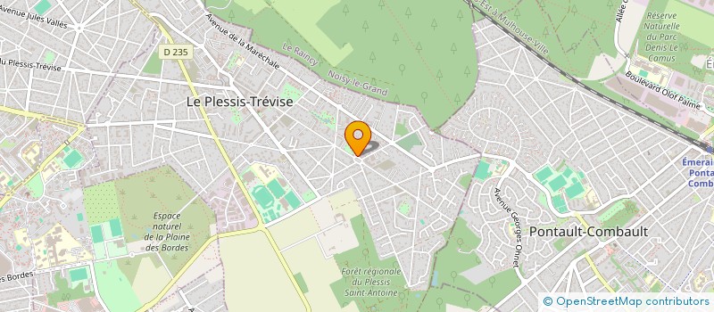 localisation de l'entreprise MONSIEUR WILLIAM NAVILLOD  LE PLESSIS-TREVISE