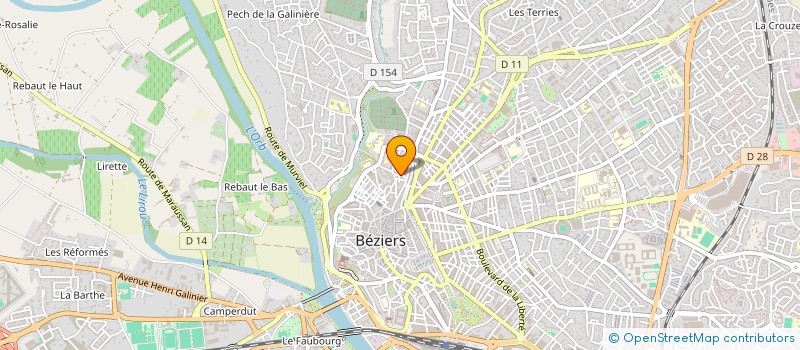 localisation de l'entreprise MONSIEUR WILLIAM NEDELEC à BEZIERS