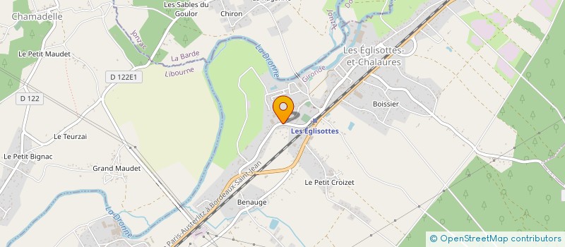 localisation de l'entreprise MONSIEUR WILLIAM NICOLLE  LES EGLISOTTES-ET-CHALAURES