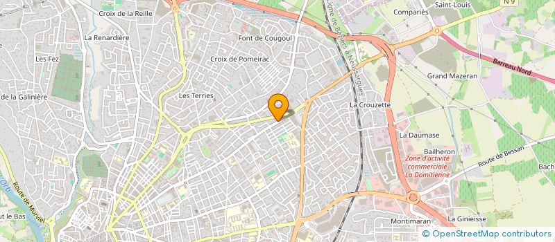 localisation de l'entreprise MONSIEUR WILLIAM NKO'O ETIME  BEZIERS