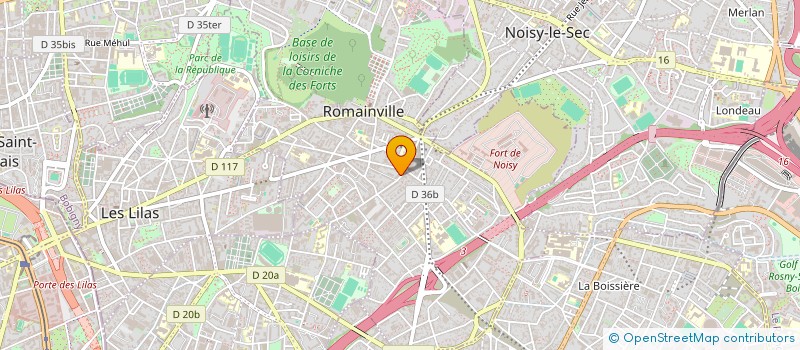 localisation de l'entreprise MONSIEUR WILLIAM NONJU  ROMAINVILLE