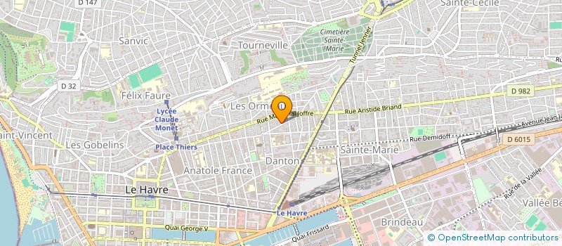 localisation de l'entreprise MONSIEUR WILLIAM NUSS  LE HAVRE