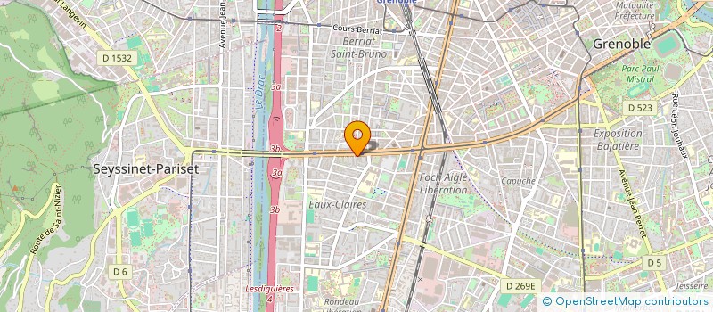 localisation de l'entreprise MONSIEUR WILLIAM OCULI  GRENOBLE