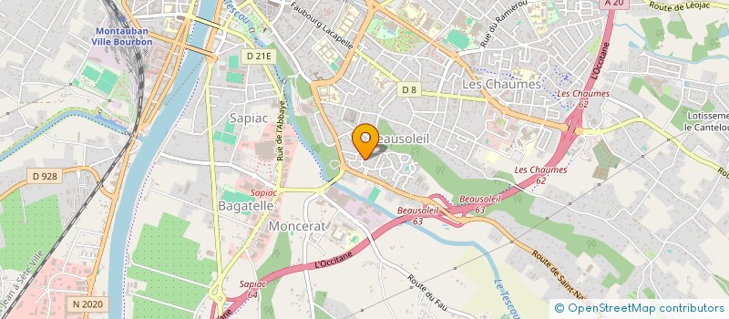 localisation de l'entreprise MONSIEUR WILLIAM OLATUNJI  MONTAUBAN