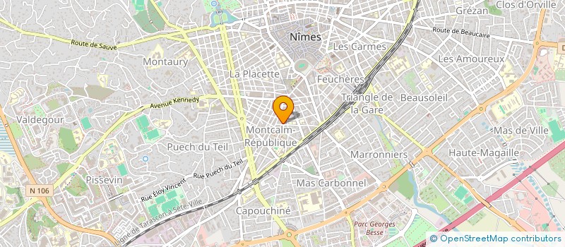 localisation de l'entreprise MONSIEUR WILLIAM OTENG-GYANG à NIMES