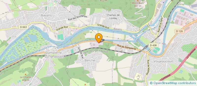 localisation de l'entreprise MONSIEUR WILLIAM PACHOLAK  BERCHE