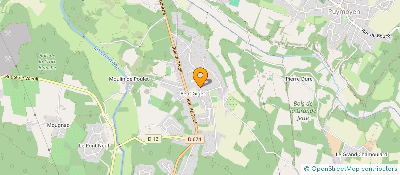 localisation de l'entreprise MONSIEUR WILLIAM PAULIC à VŒUIL-ET-GIGET