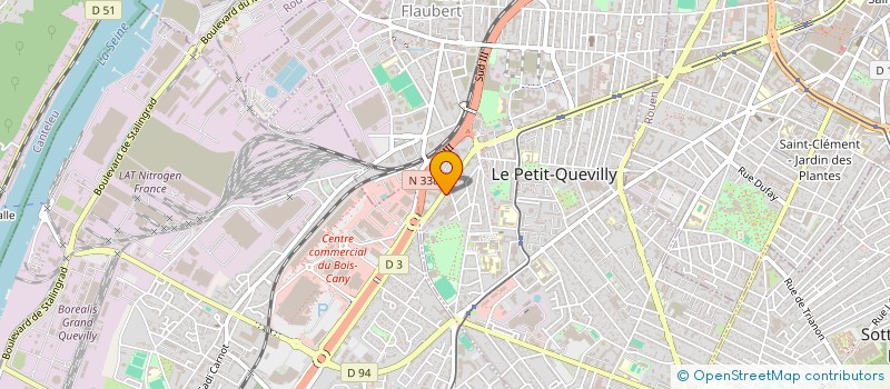 localisation de l'entreprise MONSIEUR WILLIAM PAULOT  LE PETIT-QUEVILLY