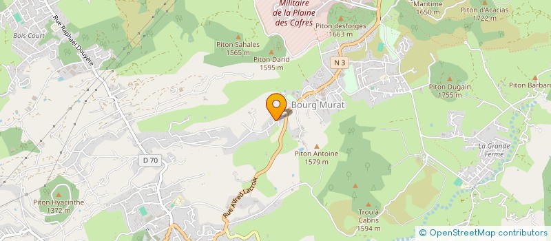 localisation de l'entreprise MONSIEUR WILLIAM PAYET  LE TAMPON