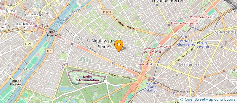 localisation de l'entreprise MONSIEUR WILLIAM PEILLON à NEUILLY-SUR-SEINE