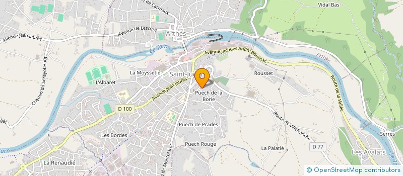 localisation de l'entreprise MONSIEUR WILLIAM PENIGOT à SAINT-JUERY