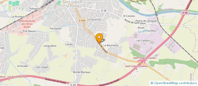 localisation de l'entreprise MONSIEUR WILLIAM PHILIPOT à SAINT-SULPICE-LA-POINTE