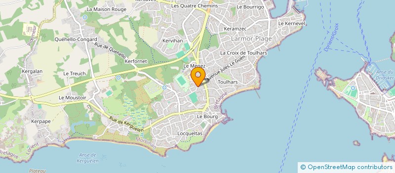 localisation de l'entreprise MONSIEUR WILLIAM PICOUX à LARMOR-PLAGE