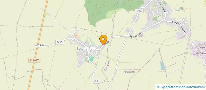 localisation de l'entreprise MONSIEUR WILLIAM PINGEOT  SACY-LE-PETIT