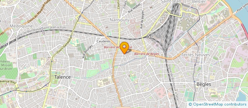 localisation de l'entreprise MONSIEUR WILLIAM PINTO à BORDEAUX