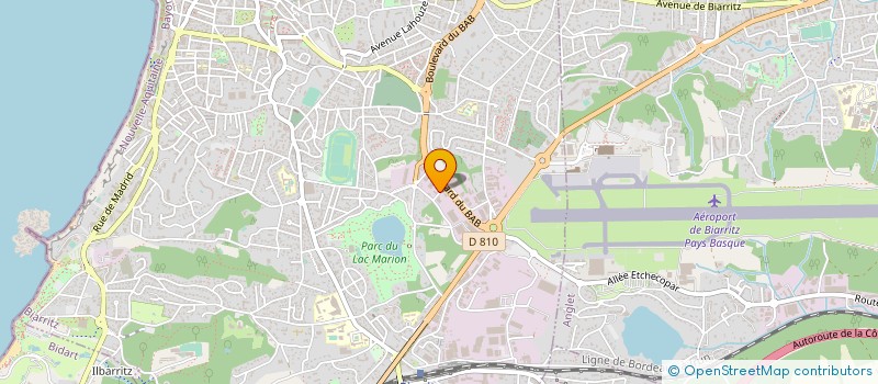 localisation de l'entreprise MONSIEUR WILLIAM PIRES DA ROCHA à BIARRITZ