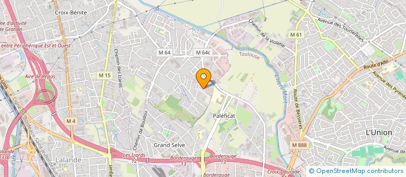 localisation de l'entreprise MONSIEUR WILLIAM PITTON  LAUNAGUET