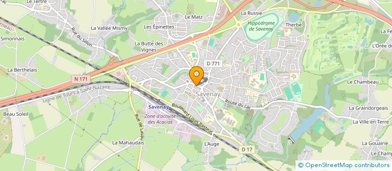 localisation de l'entreprise MONSIEUR WILLIAM POLOUBINSKI  SAVENAY