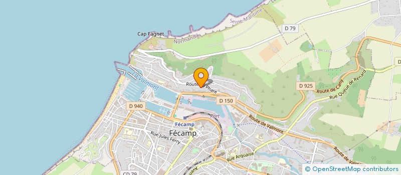 localisation de l'entreprise MONSIEUR WILLIAM POULAIN  FECAMP