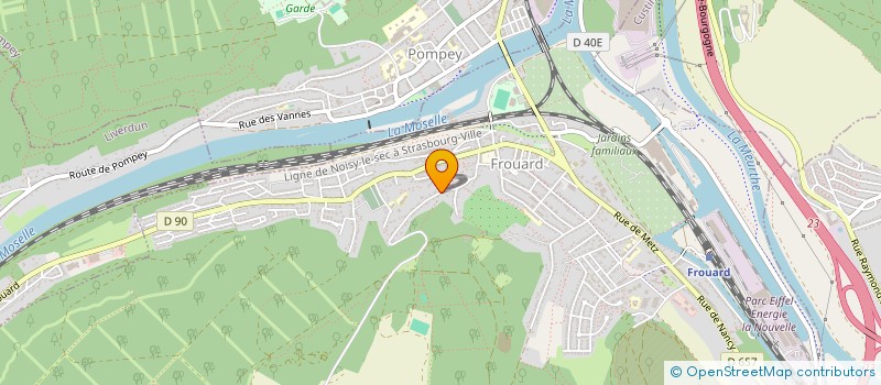 localisation de l'entreprise MONSIEUR WILLIAM PREVOT  FROUARD