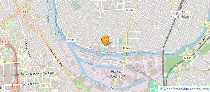 localisation de l'entreprise MONSIEUR WILLIAM PRONZOLA  SAINT-MAUR-DES-FOSSES