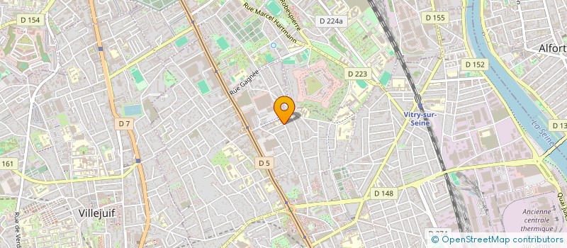 localisation de l'entreprise MONSIEUR WILLIAM QUACH  VITRY-SUR-SEINE