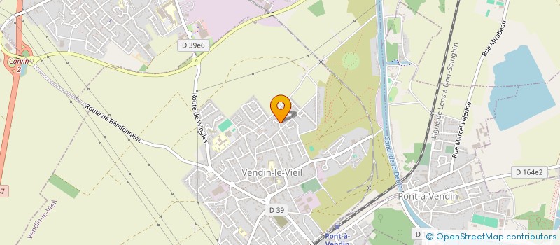 localisation de l'entreprise MONSIEUR WILLIAM QUENEUTTE  VENDIN-LE-VIEIL