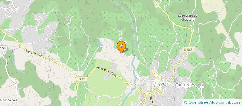 localisation de l'entreprise MONSIEUR WILLIAM RAFFY  FAYENCE