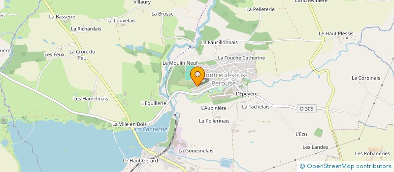 localisation de l'entreprise MONSIEUR WILLIAM RAGONNEAU  SAINT-AUBIN-DES-LANDES