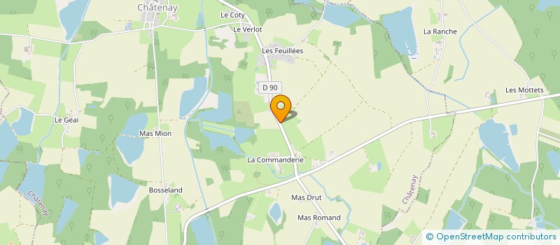 localisation de l'entreprise MONSIEUR WILLIAM RAGOT  CHATENAY