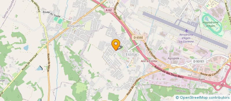 localisation de l'entreprise MONSIEUR WILLIAM RAMADOUR  ESTILLAC