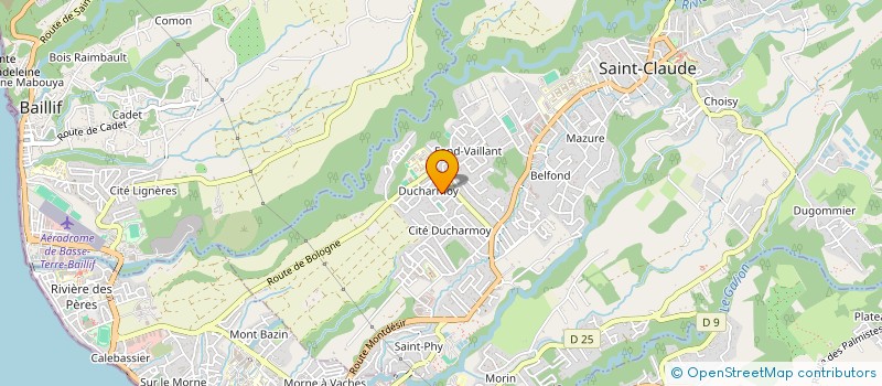 localisation de l'entreprise MONSIEUR WILLIAM RAMASSAMY à SAINT-CLAUDE