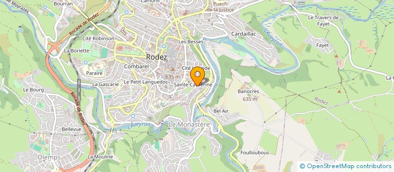 localisation de l'entreprise MONSIEUR WILLIAM RAMIREZ  RODEZ