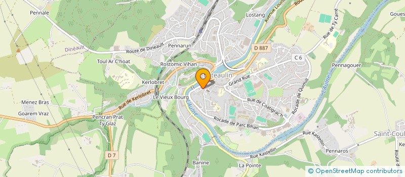 localisation de l'entreprise MONSIEUR WILLIAM RANDEL  CHATEAULIN