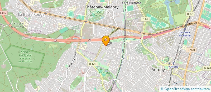 localisation de l'entreprise MONSIEUR WILLIAM RAVELOSON à ANTONY