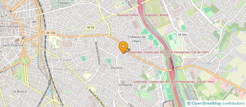 localisation de l'entreprise MONSIEUR WILLIAM RAVOAVISON à TOULOUSE