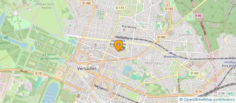 localisation de l'entreprise MONSIEUR WILLIAM RENAUD à VERSAILLES