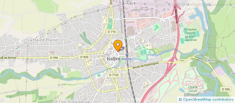 localisation de l'entreprise MONSIEUR WILLIAM RIBEYRE  VEYRE-MONTON