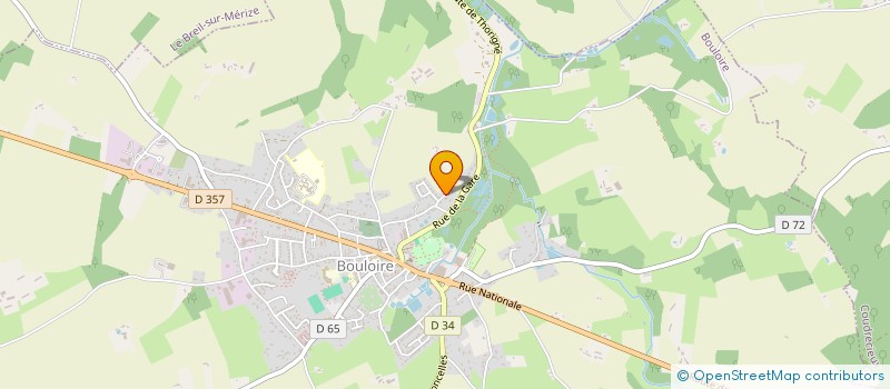 localisation de l'entreprise MONSIEUR WILLIAM RIBOT  BOULOIRE