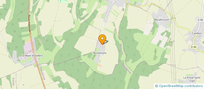 localisation de l'entreprise MONSIEUR WILLIAM RICHARD  LACHAPELLE-SAINT-PIERRE