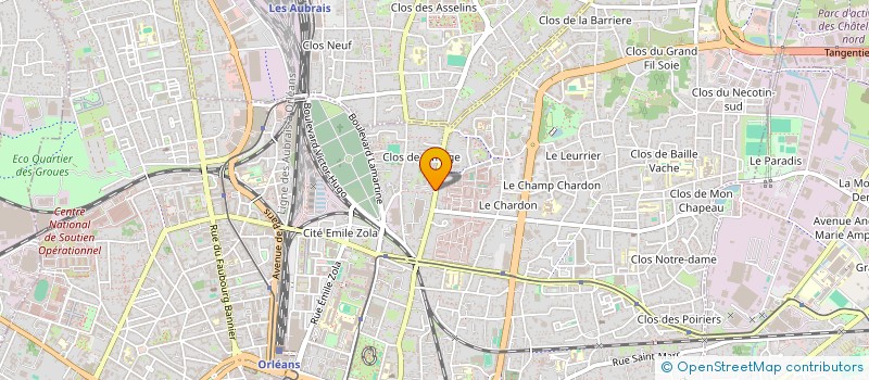 localisation de l'entreprise MONSIEUR WILLIAM RIGOMER  ORLEANS