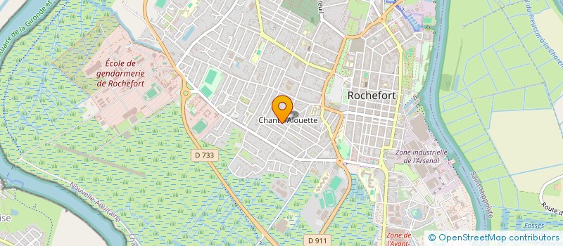 localisation de l'entreprise MONSIEUR WILLIAM ROBIN  ROCHEFORT