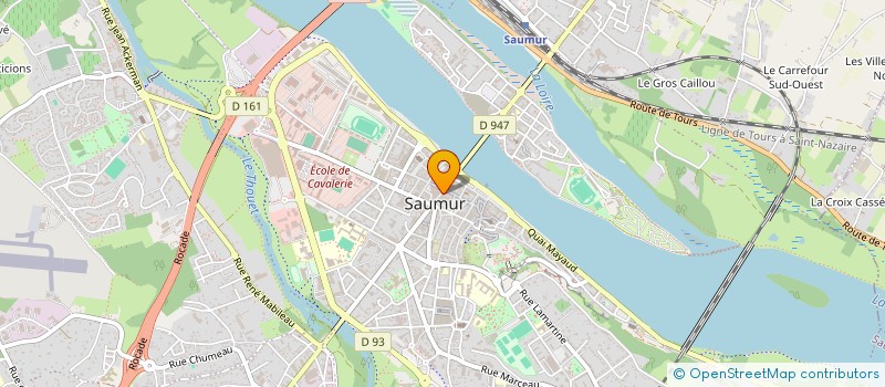 localisation de l'entreprise MONSIEUR WILLIAM ROQUES  SAUMUR