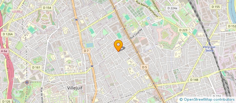 localisation de l'entreprise MONSIEUR WILLIAM ROUCHER THOMASSIN à VITRY-SUR-SEINE