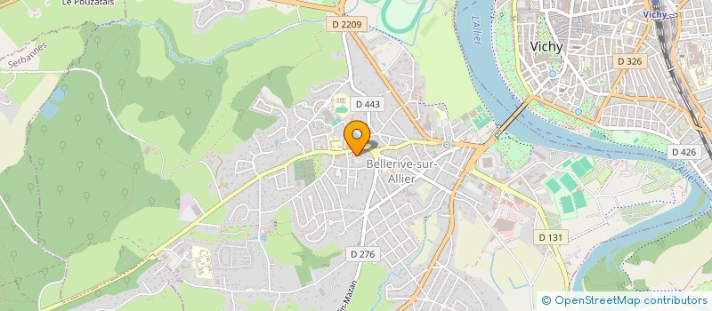 localisation de l'entreprise MONSIEUR WILLIAM ROUILLARD  BELLERIVE-SUR-ALLIER