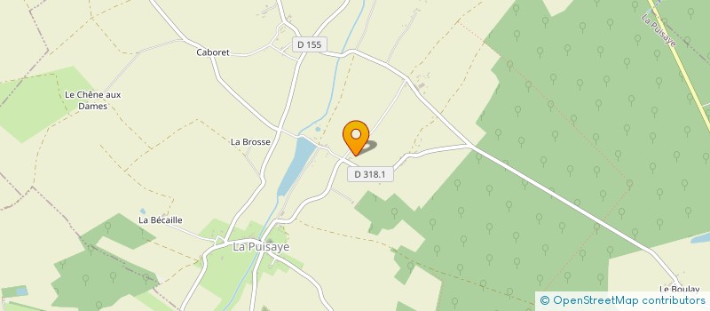 localisation de l'entreprise MONSIEUR WILLIAM ROUSSEAU à LA PUISAYE