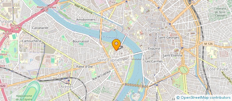 localisation de l'entreprise MONSIEUR WILLIAM SABATIER  TOULOUSE