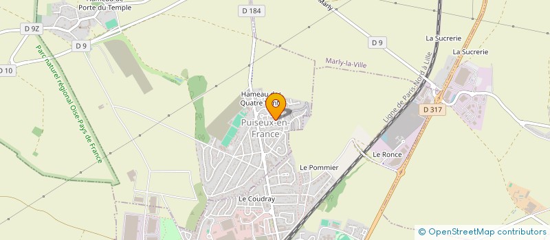 localisation de l'entreprise MONSIEUR WILLIAM SAID  PUISEUX-EN-FRANCE