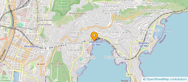 localisation de l'entreprise MONSIEUR WILLIAM SALDOT à VILLEFRANCHE-SUR-MER
