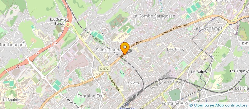 localisation de l'entreprise MONSIEUR WILLIAM SALVI  BESANCON